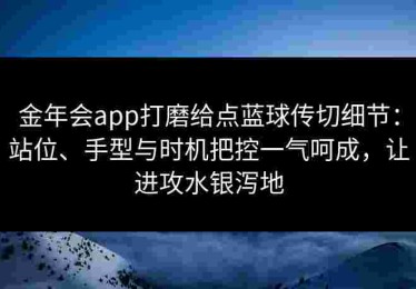 金年会app打磨给点蓝球传切细节：站位、手型与时机把控一气呵成，让进攻水银泻地